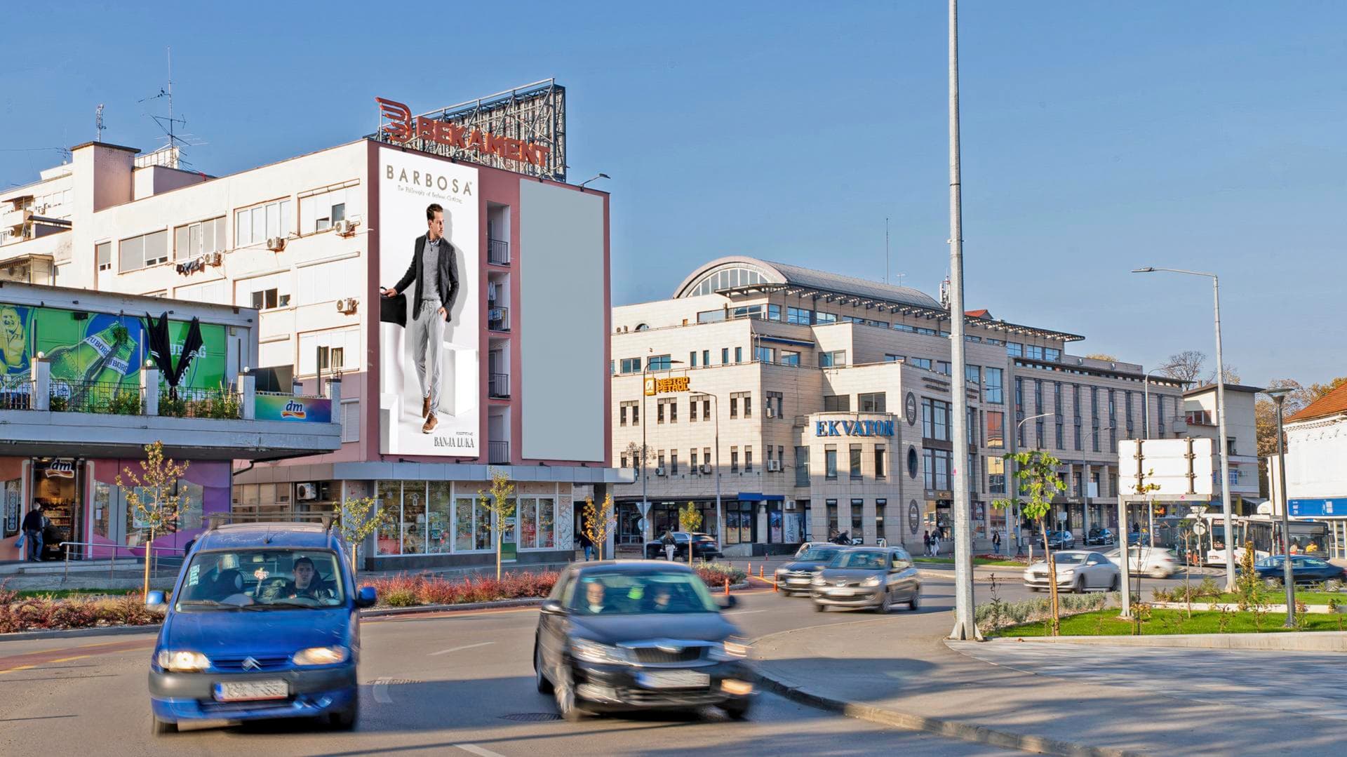 Wallscape — Istočni tranzit, raskrsnica kod Audi centra (2), Banja Luka