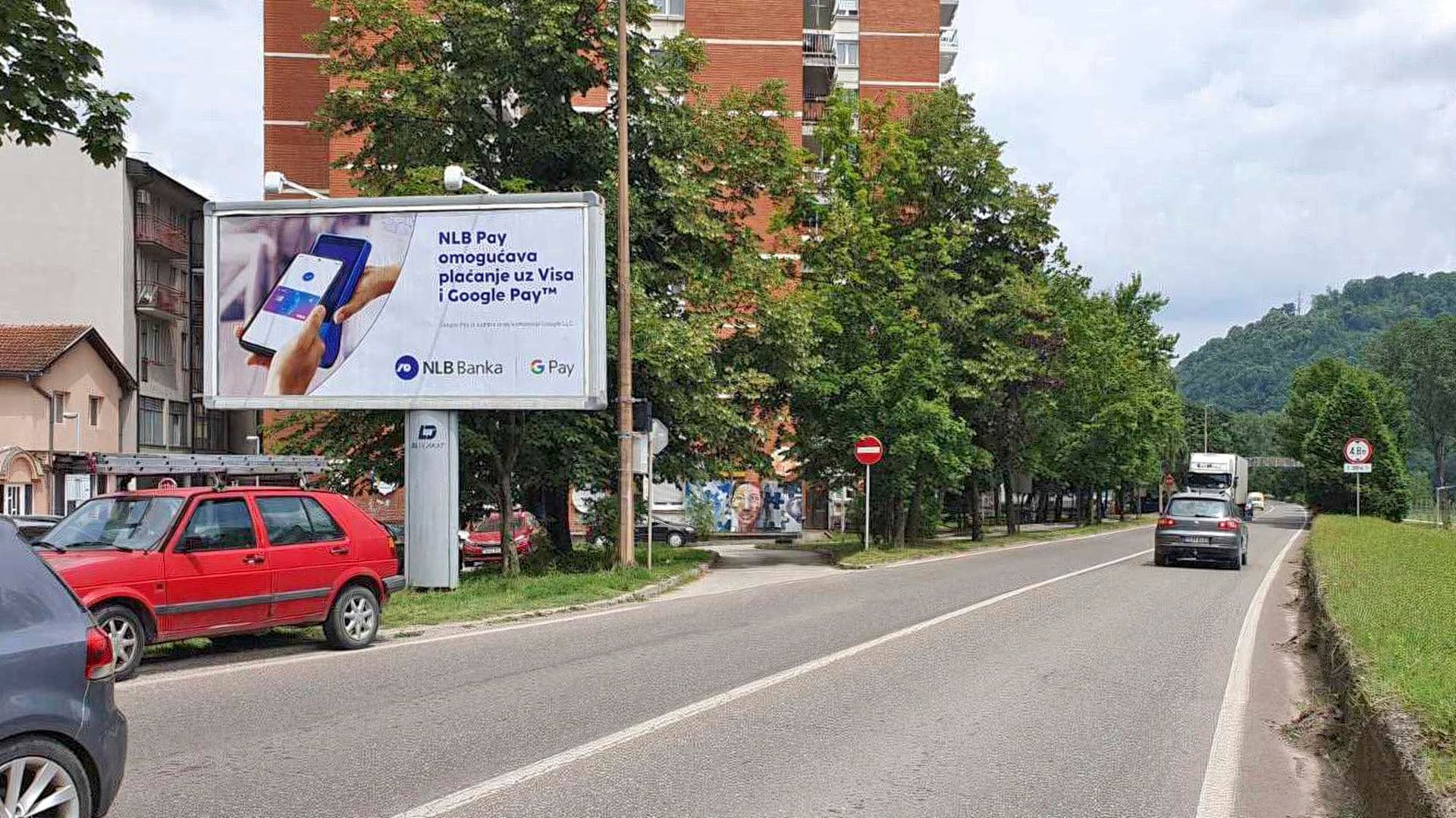 Billboard — Centar, kod Opštine i MUP-a, Zvornik