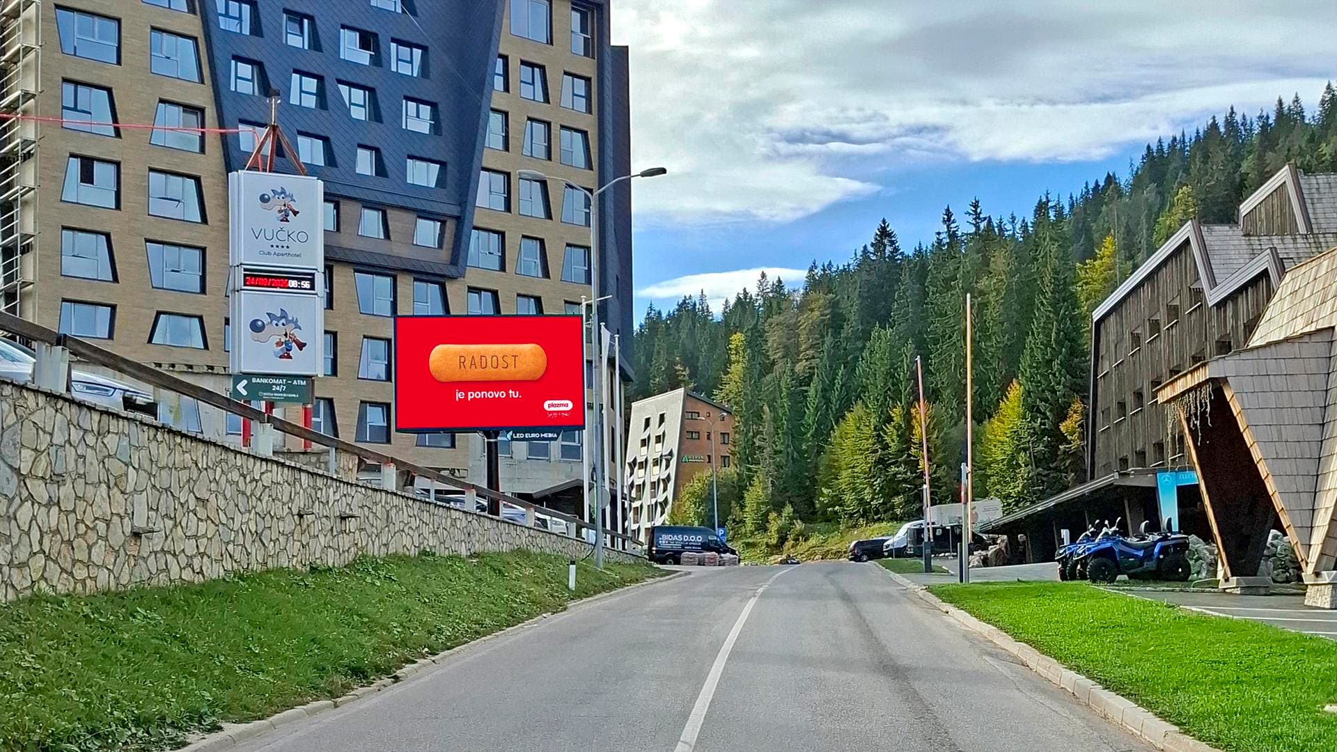 LED Display — Hotel Vučko, Jahorina